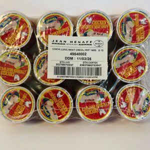 lot de 12 luncheon chicken spicy 140 g